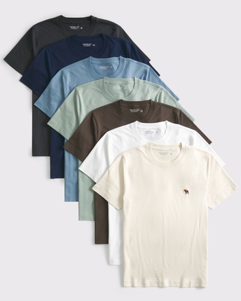 7-Pack Slim Polished Signature Icon Tees