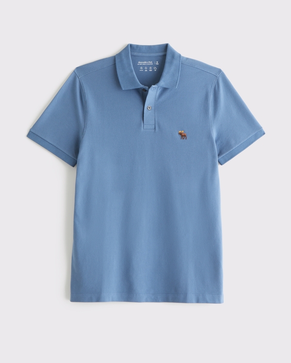 Don't Sweat It Polo mit Logo, Dunkler Himmel view 1