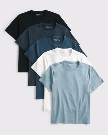 5-Pack Classic Essential Tees from Abercrombie & Fitch - $95