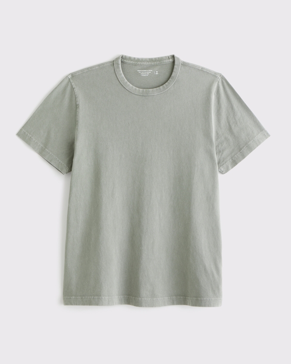 Classic Essential Tee, Frosty Olive view 1