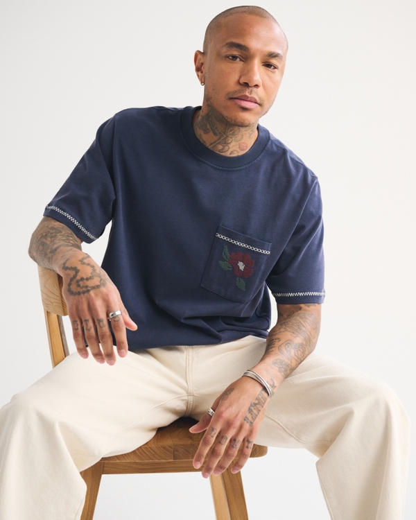 Premium Heavyweight 2.0 Tee, Sapphire view 1