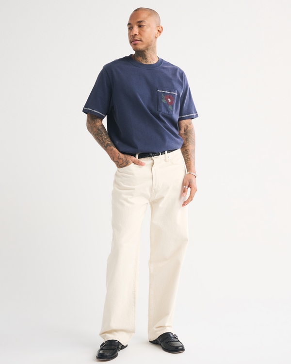 Premium Heavyweight 2.0 Tee, Sapphire view 2