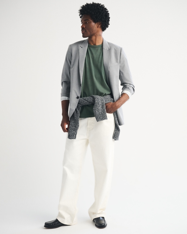 Vintage-Inspired Worn-In Tee, Hunter Green view 2