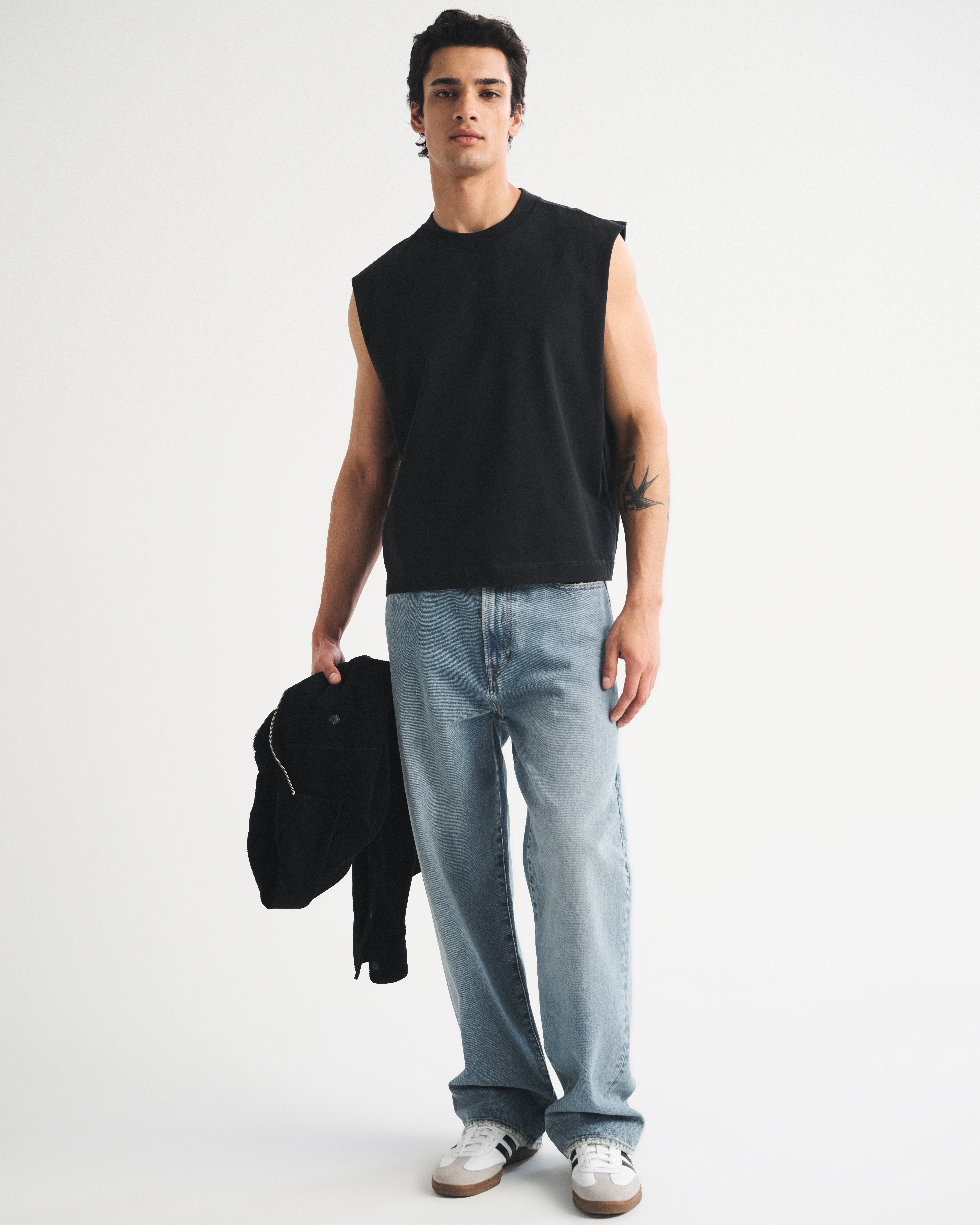 Мужские топы Abercrombie & Fitch Premium Heavyweight Tank — фото 3