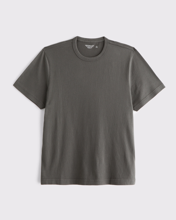 Camiseta esencial clásica, Verde Oscuro view 1