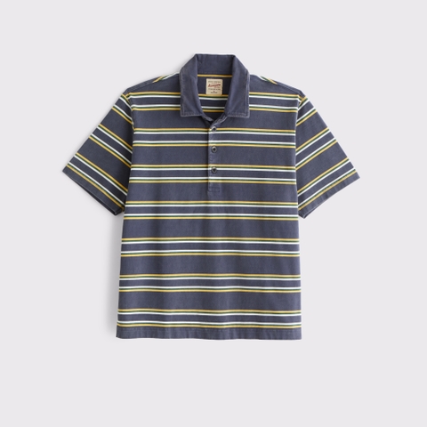Мужские топы Abercrombie & Fitch Premium Heavyweight Polo
