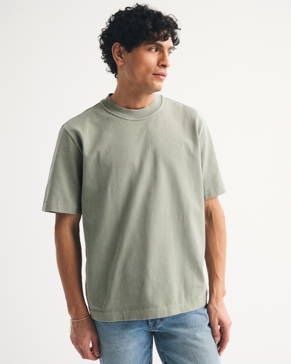 Premium Heavyweight 2.0 Tee, Frosty Olive Wash view 1