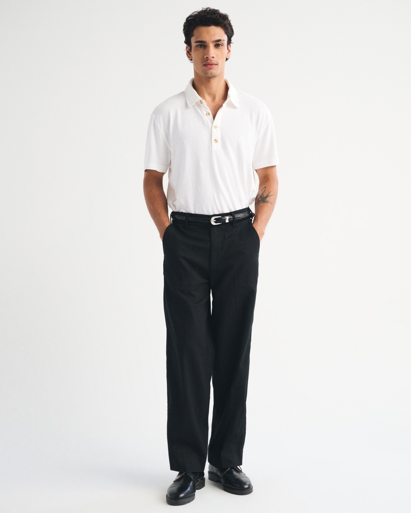 Linen-Blend Polo - thumbnail 10
