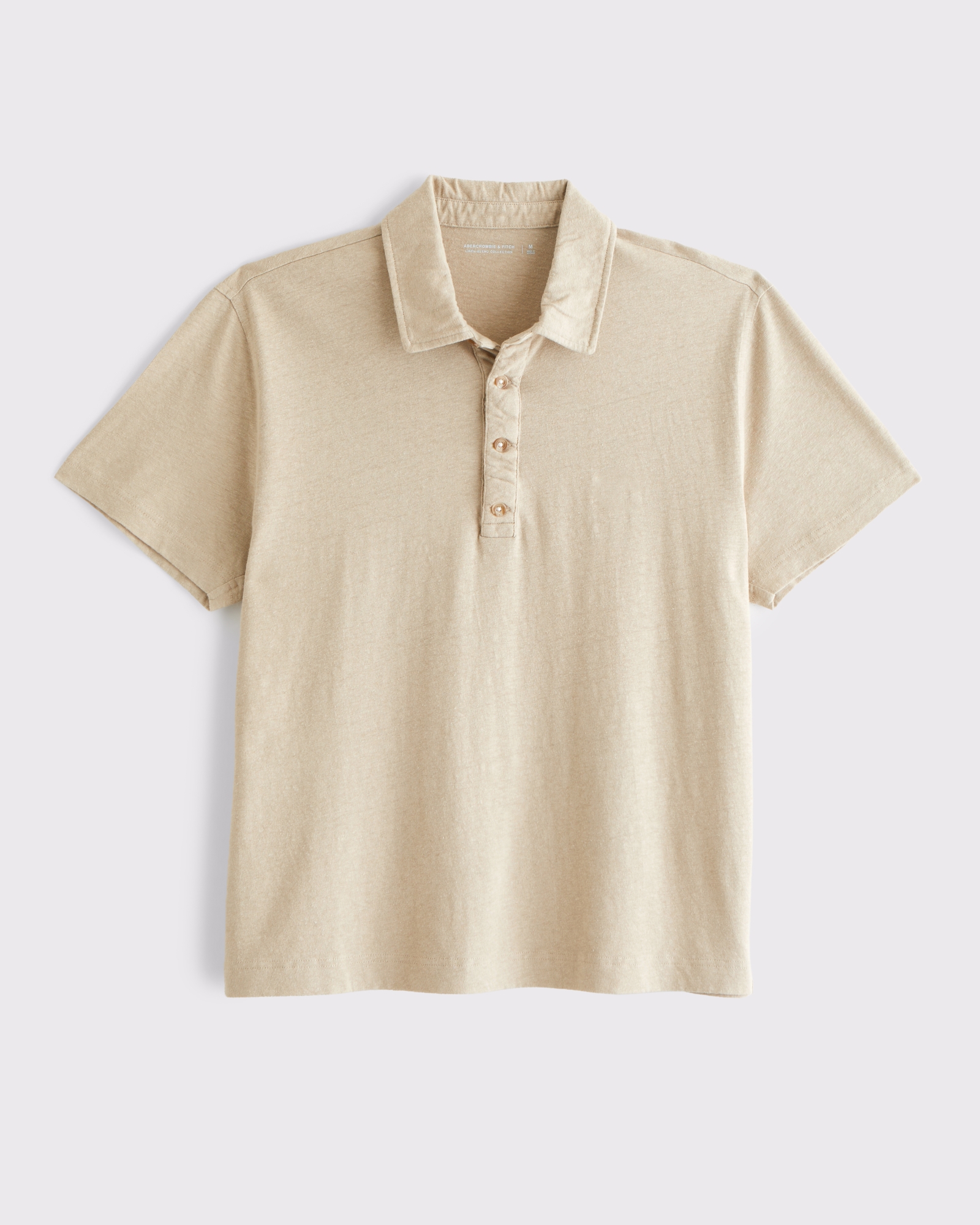 Linen-Blend Polo