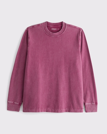 Long-Sleeve Premium Heavyweight 2.0 Tee from Abercrombie & Fitch - $40