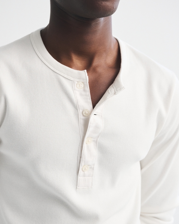 Essential Slim Ribbed Henley