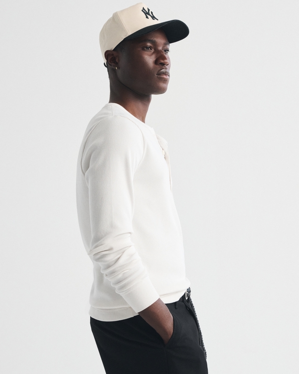 Essential Slim Ribbed Henley