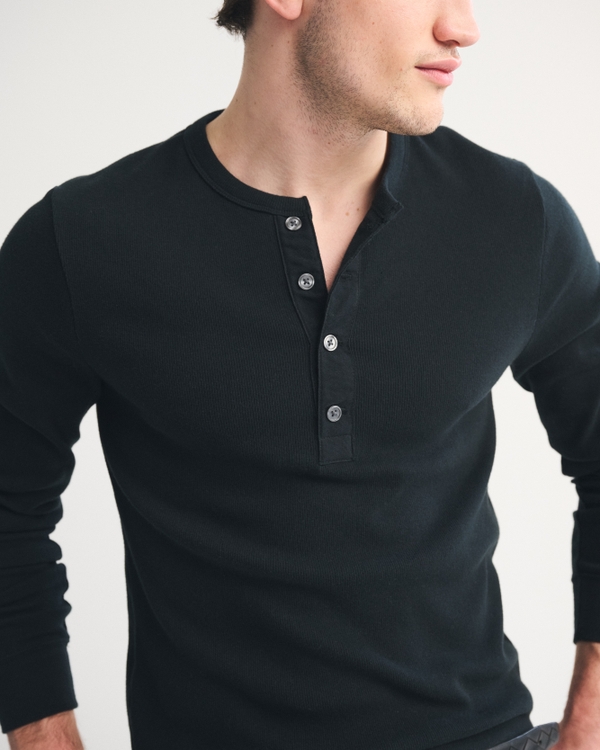 Essential Slim Ribbed Henley