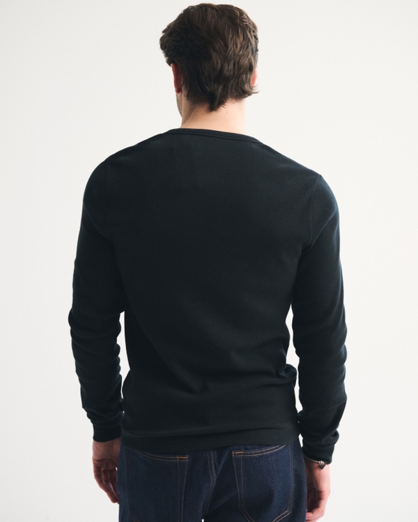 Essential Slim Ribbed Henley
