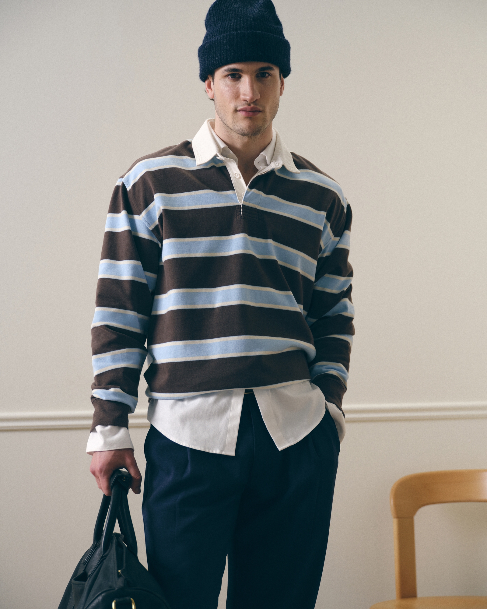 メンズ 長袖ラグビーポロシャツ | メンズ セール | Abercrombie.com