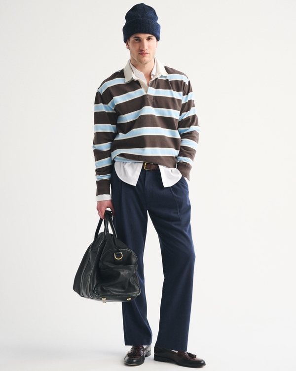 Long-Sleeve Rugby Polo