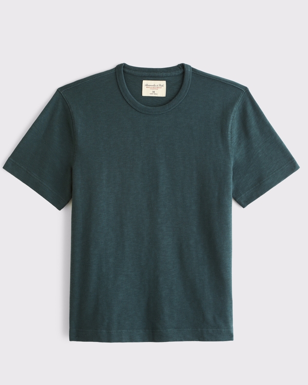 Heritage Heavyweight Tee, Green view 1