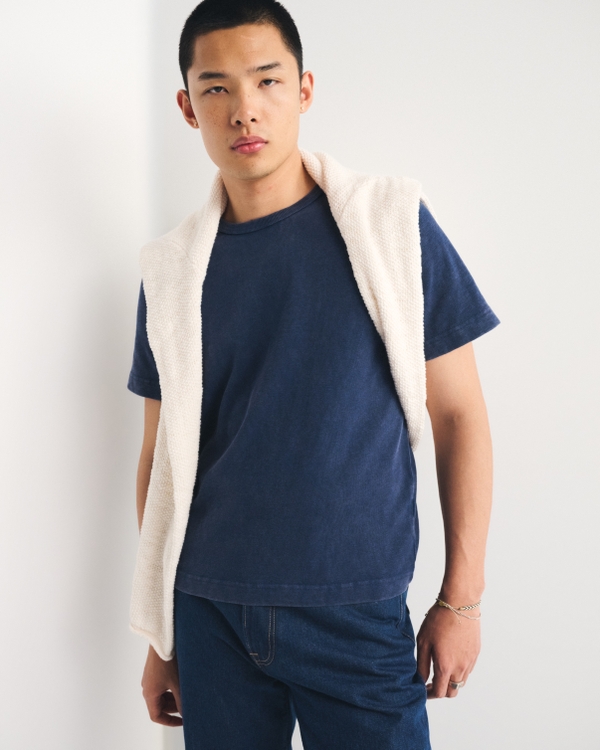 Heritage Heavyweight Tee, Deep Navy view 1