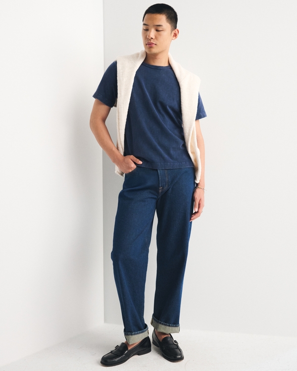 Heritage Heavyweight Tee, Deep Navy view 2