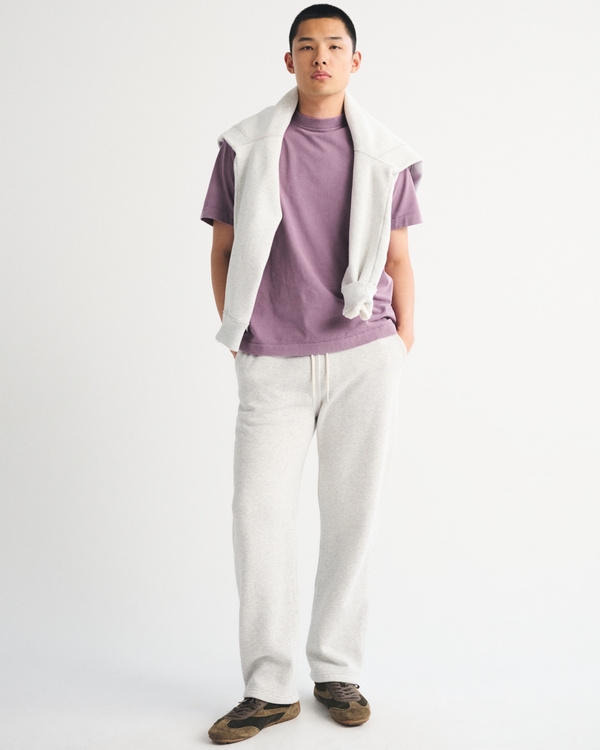 Premium Heavyweight 2.0 Tee, Muted Berry Wash view 2
