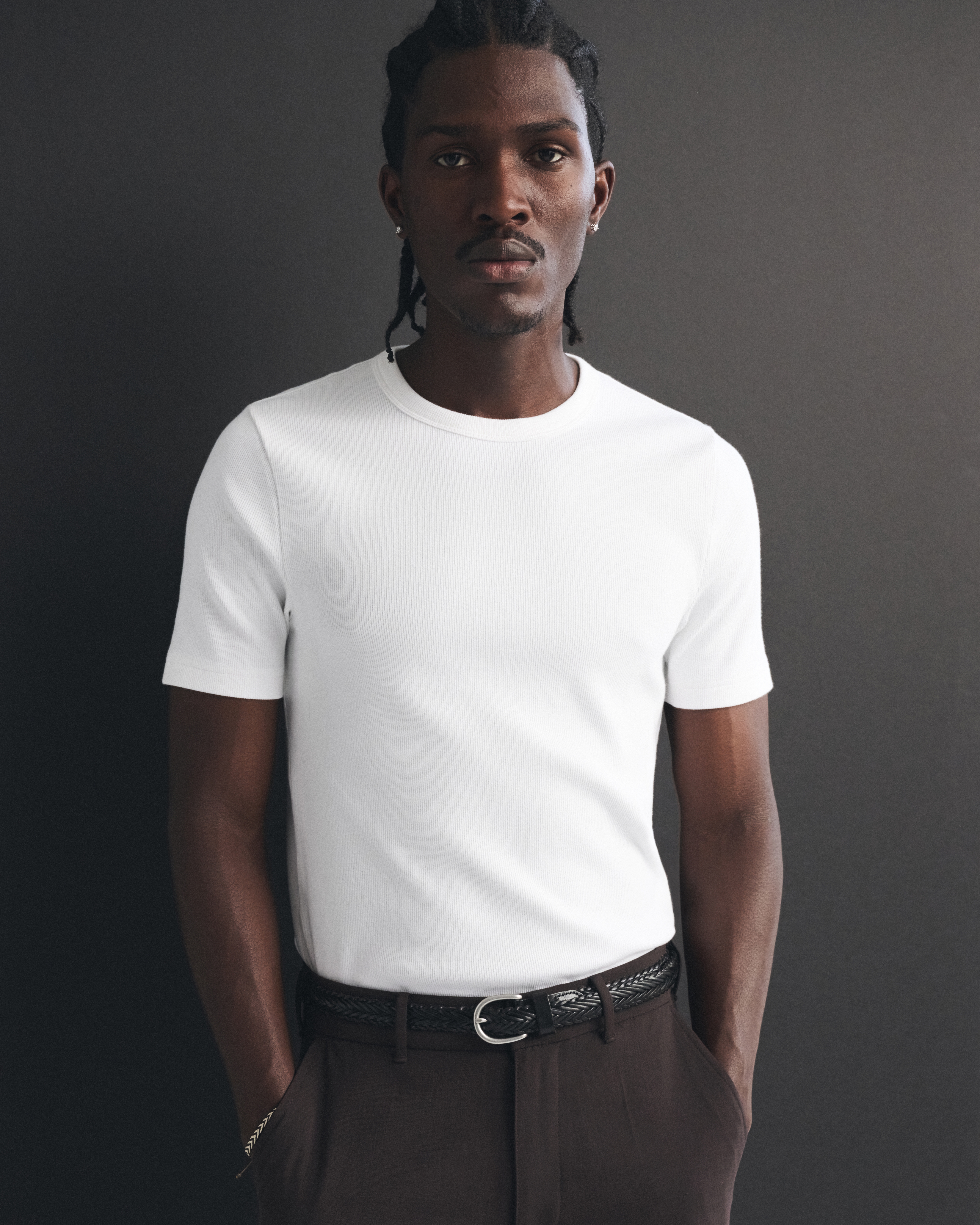 Essential Slim Ribbed Tee