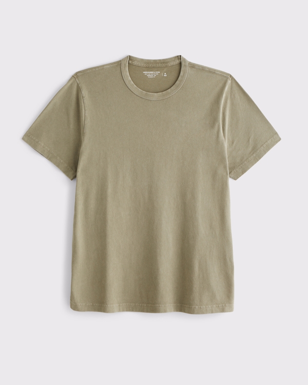 Classic Essential Tee, Vintage Green Wash view 1