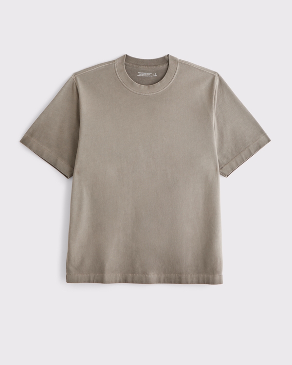 Premium Heavyweight 2.0 Tee, Light Brown Wash view 1