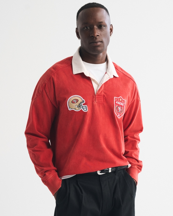 San Francisco 49ers Premium Heavyweight Rugby Polo