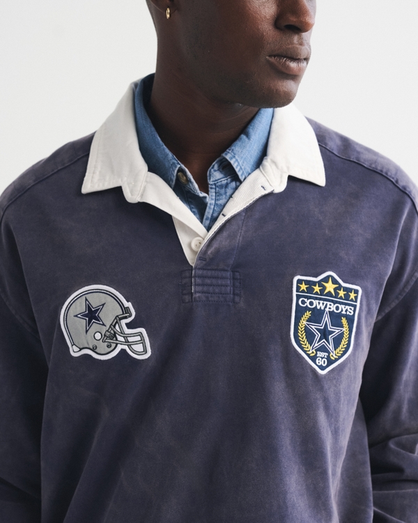 Dallas Cowboys Premium Heavyweight Rugby Polo