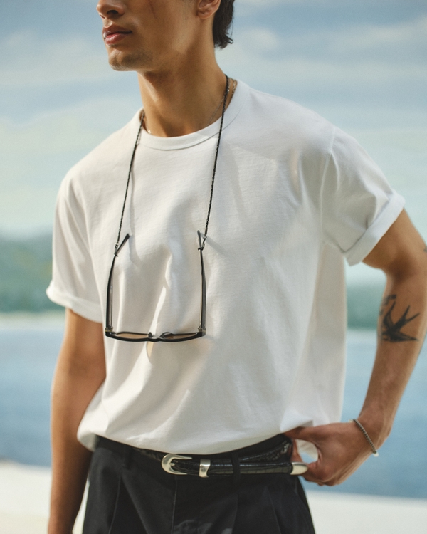 Boxy Tee, White view 1