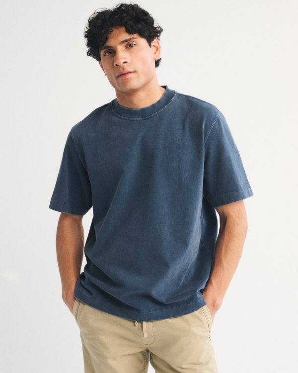 Premium Heavyweight 2.0 Tee, Navy Wash view 1