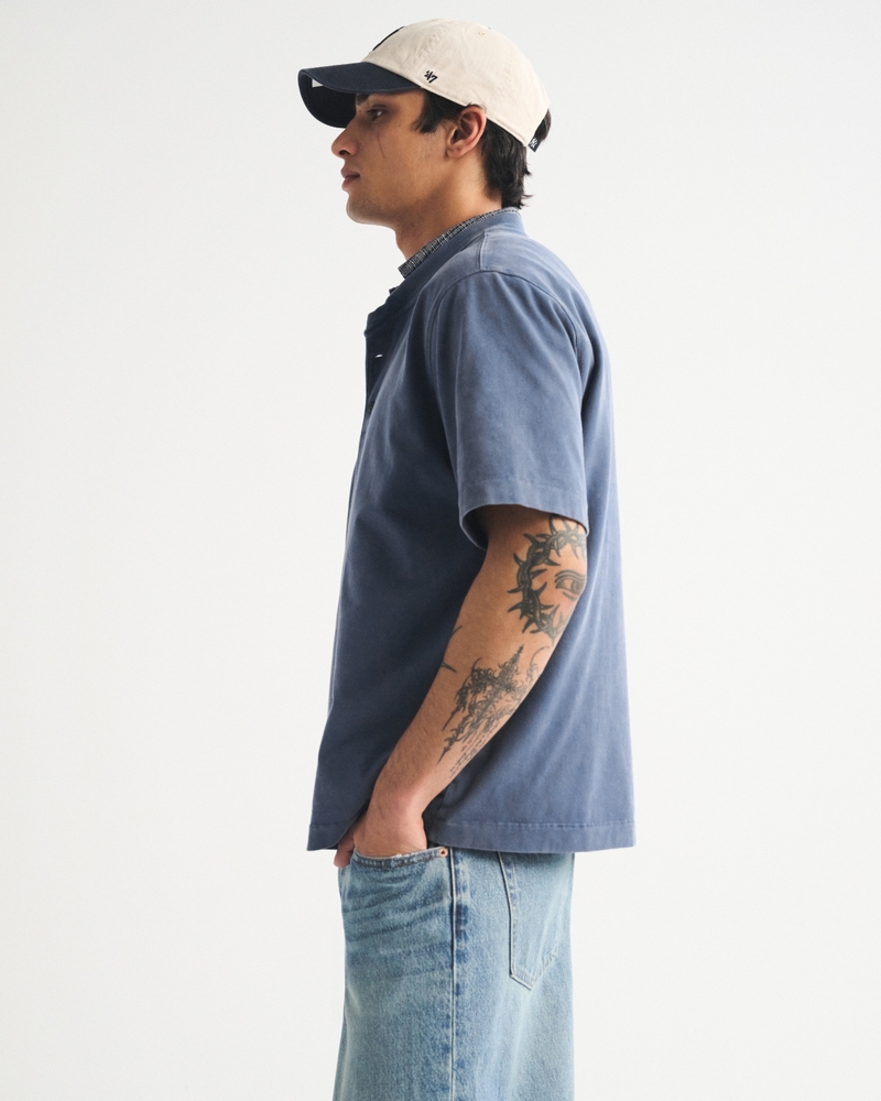 Short-Sleeve Premium Heavyweight 2.0 Henley - thumbnail 10