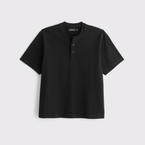 Мужские брюки Abercrombie & Fitch Short-Sleeve Premium Heavyweight 2.0 Henley