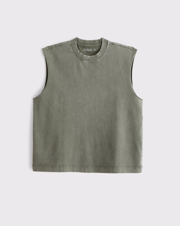 Premium Heavyweight Tank, Green Wash view 1