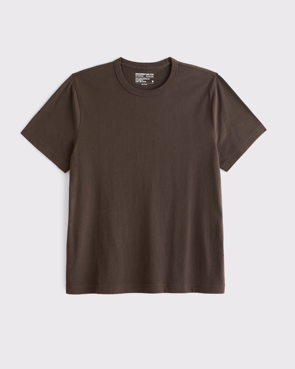 Classic Essential Tee, Chocolate Brown view 1