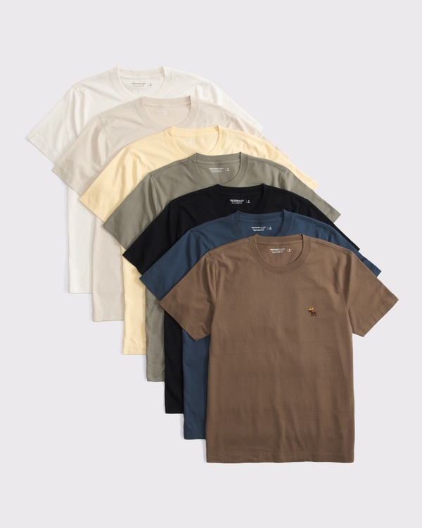 7-Pack Slim Polished Signature Icon Tees