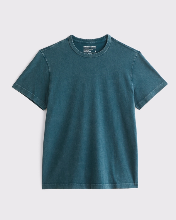 Classic Essential Tee, Navy Teal view 1