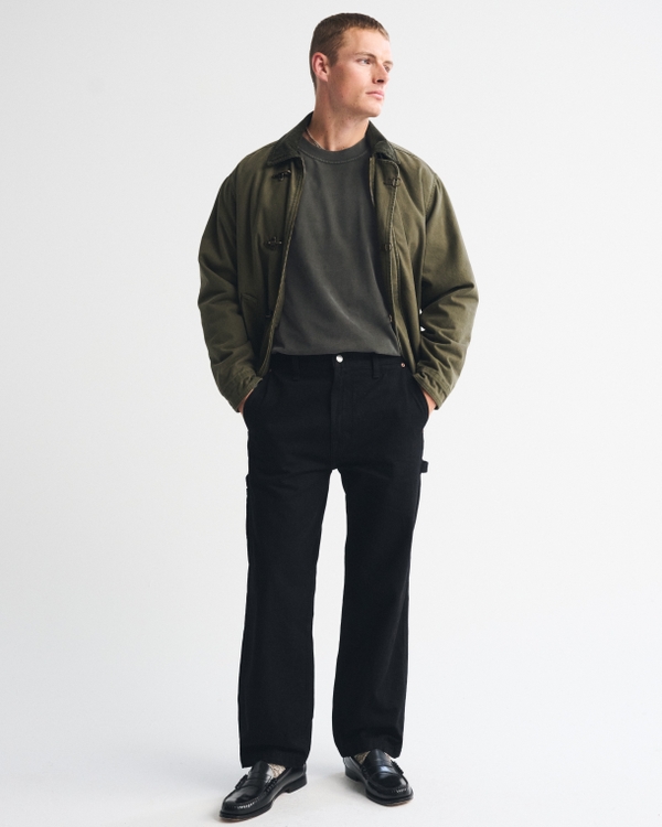 Long-Sleeve Premium Heavyweight 2.0 Tee, Black view 2