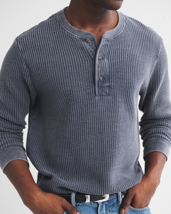 Classic Waffle Henley
