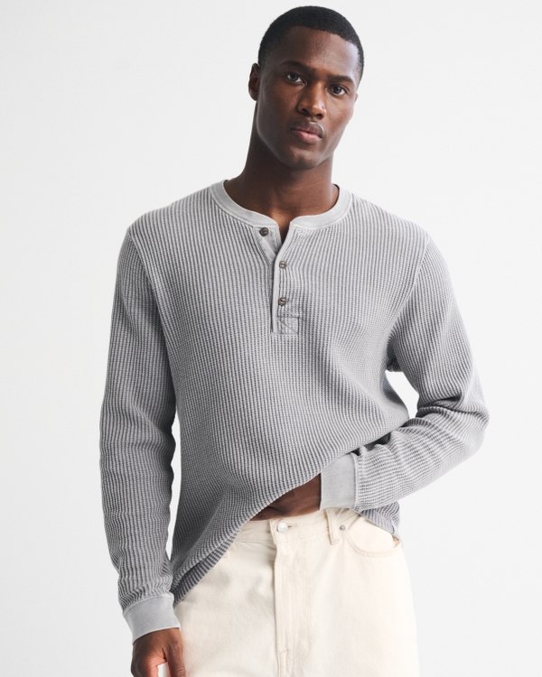 Classic Waffle Henley
