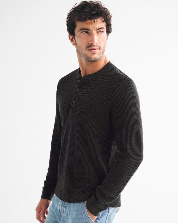 メンズ ヘンリーTシャツ | Abercrombie & Fitch