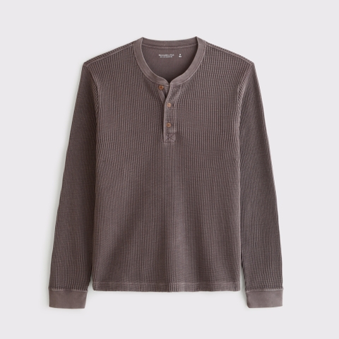 Мужские топы Abercrombie & Fitch Classic Waffle Henley