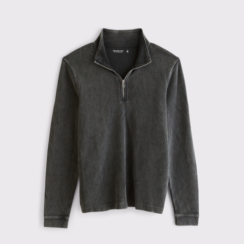 Мужские топы Abercrombie & Fitch French Rib Half-Zip