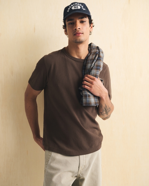 Classic Essential Tee, Dark Roast view 2
