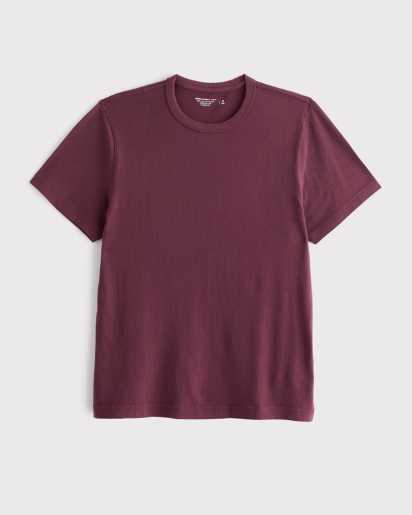Classic Essential Tee, Burgundy view 1
