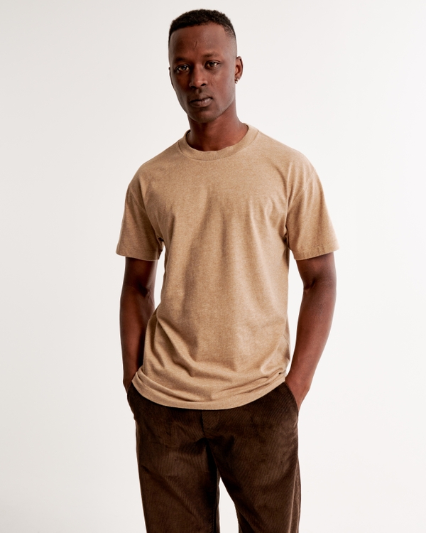 Essential Tee, Light Brown Heather