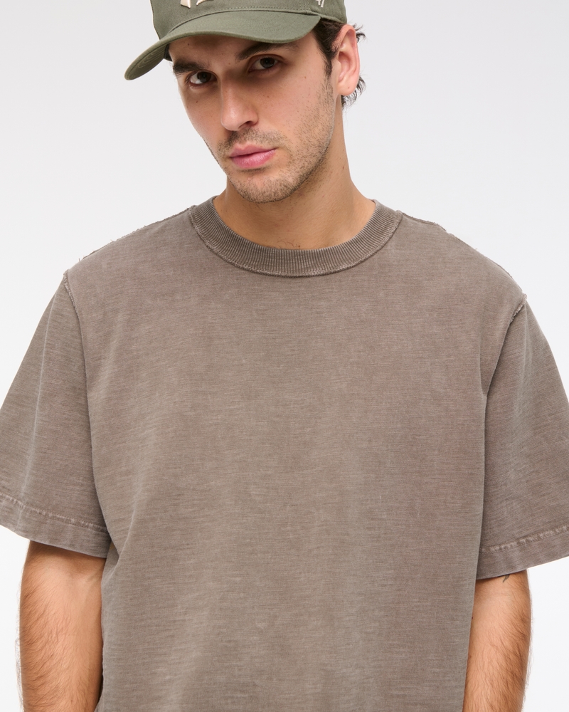 Premium Heavyweight Slub Cropped Tee