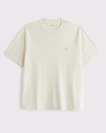 ☆Abercrombie & Fitch☆ アイコン ヘンリー長袖Tシャツ メンズ ヴィンテージ風アイコンTシャツ | メンズ セール