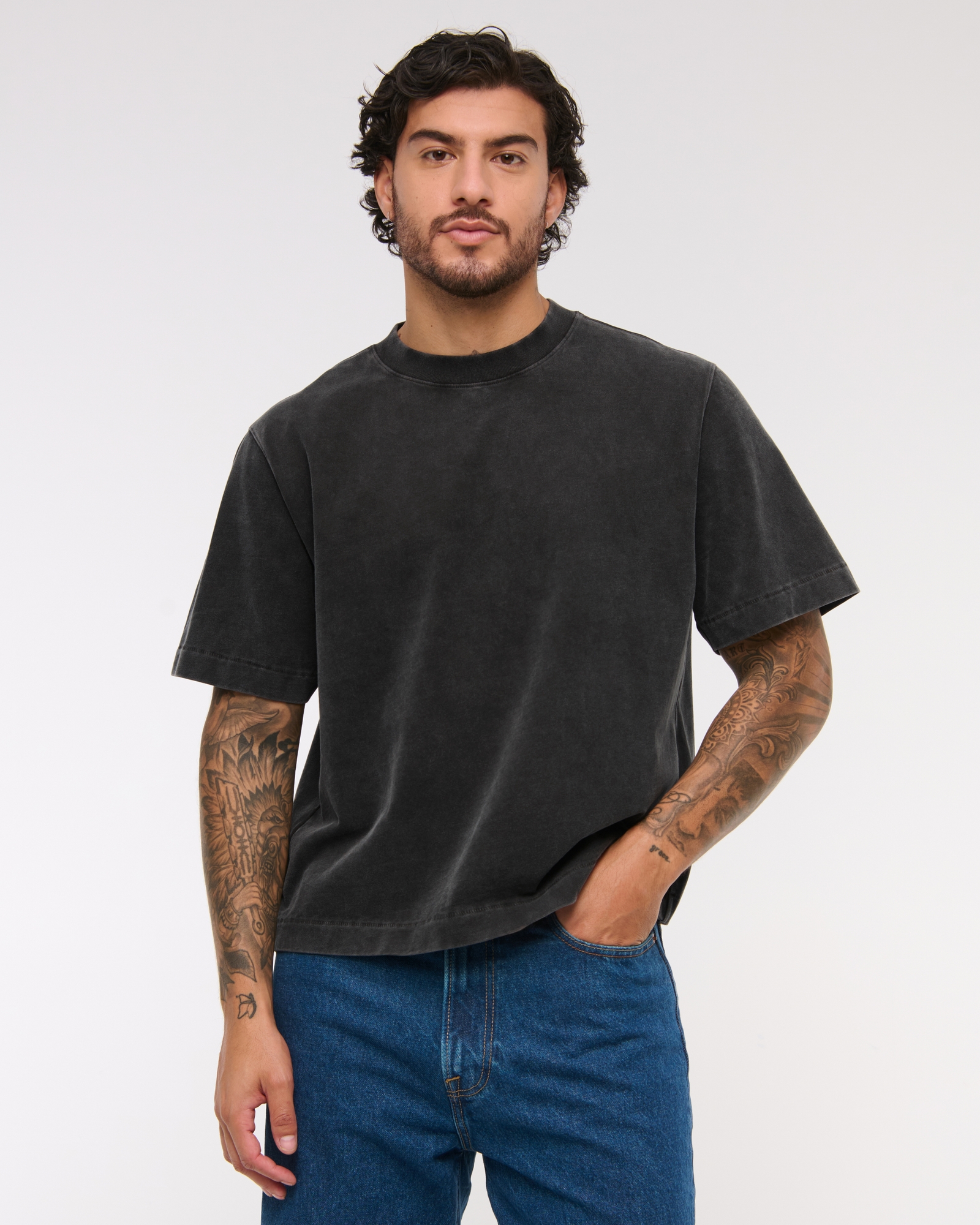 Premium Heavyweight Cropped Tee
