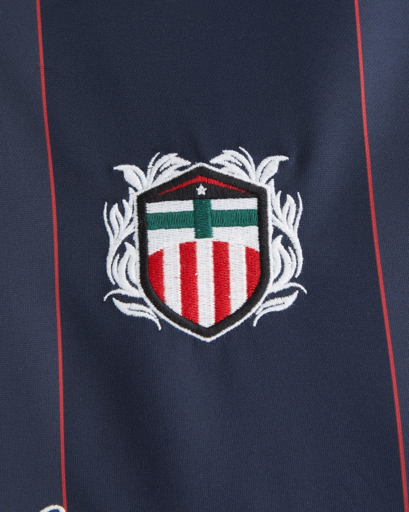 Soccer Jersey-Inspired Polo
